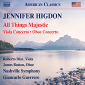 Album artwork for Higdon: All Things Majestic, Viola Concerto & Oboe