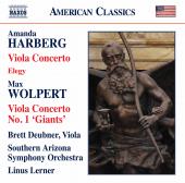 Album artwork for Amanda Harberg: Viola Concerto & Elegy - Max Wolpe