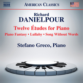 Album artwork for Danielpour: 12 Études for Piano - Piano Fantasy -