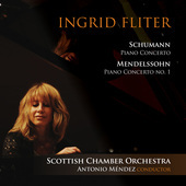 Album artwork for Schumann & Mendelssohn: Piano Concertos / Fliter