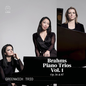 Album artwork for Brahms: Piano Trios Vol. 1, Op. 36 & 87