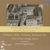 Album artwork for CHORAL MASTERPIECES OF THE ENGLISH RENAISSANCE