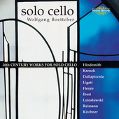 Album artwork for SOLO CELLO - 20TH CENTURY WORKS FOR SOLO CELLO
