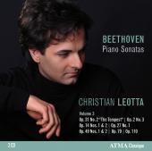 Album artwork for Beethoven: Piano Sonatas vol.3 / Leotta