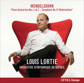 Album artwork for Mendelssohn: Piano Concerti 1&2, Sym. 5 / Lortie