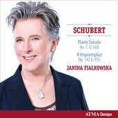 Album artwork for Schubert: Piano Sonata, 4 Impromptus / Fialkowska
