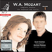 Album artwork for Mozart: Sonatas for Keyboard & Violin 1 / Podger