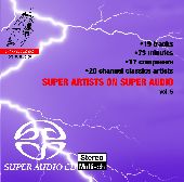 Album artwork for super artists on super audio