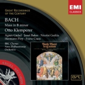 Album artwork for Bach: Mass in B Minor (Klemperer)