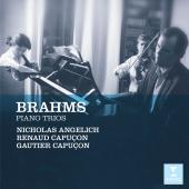 Album artwork for Brahms: Piano Trios / Angelich, Capucon