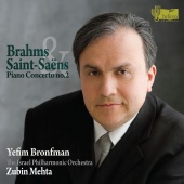Album artwork for Brahms, Saint-Saens: Piano concerto No. 2/ Bronfma