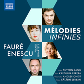 Album artwork for Mélodies infinies - Fauré & Enescu: Piano Quarte
