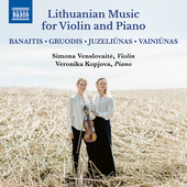 Album artwork for Lithuanian Music for Violin and Piano