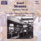 Album artwork for STRAUSS: JOSEF STRAUSS EDITION, VOL.18