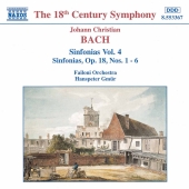 Album artwork for J.C. Bach: SINFONIAS VOL. 4
