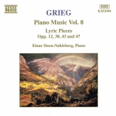 Album artwork for Grieg: Piano Music - Vol. 8, Lyric Pieces (Noklebe