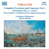 Album artwork for Veracini: Complete Overtures & Concertos Vol. 1