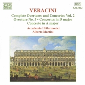 Album artwork for VERACINI : COMPL. OVERTURES AND CONCERTOS, VOL. 2