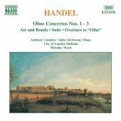 Album artwork for Handel: OBOE CONCERTOS NOS. 1-3