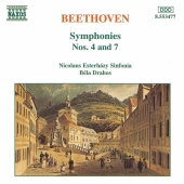 Album artwork for Beethoven: Symphonies 4 & 7 / Drahos