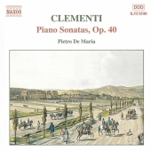 Album artwork for Clementi: Piano Sonatas Op 40 / Pietro De Maria