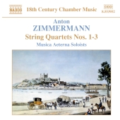 Album artwork for Zimmermann: STRING QUARTETS NOS. 1 - 3