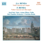 Album artwork for J.A. & F. BENDA: VIOLA & VIOLIN Concertos