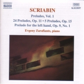 Album artwork for Scriabin: Preludes, Vol. 1 (Zarafiants)