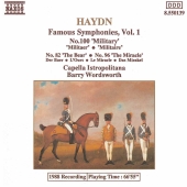 Album artwork for Haydn: Famous Symphonies - Vol. 1 (Wordsworth)