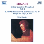 Album artwork for Mozart: String Quartets Vol. 8 / Éder Quartet