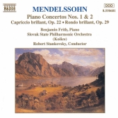 Album artwork for Mendelssohn: Piano Concertos nos. 1 & 2 (Frith)