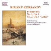 Album artwork for RIMSKY-KORSAKOV -SYMPHONIES NOS. 1 & 2