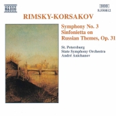 Album artwork for RIMSKY-KORSAKOV - SYMPHONY NO. 3