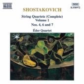 Album artwork for Shostakovich: String Quartets  Vol. 1 Nos. 4, 6,7