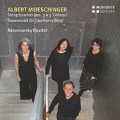 Album artwork for Moeschinger: String Quartets Nos. 3 & 5 - Trauermu