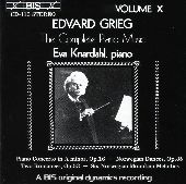 Album artwork for Edvard Grieg: The Complete Piano Music, Vol. 10