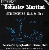 Album artwork for Martinu - Symphonies No.3 & No.4
