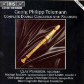 Album artwork for Telemann - Complete Double Concertos with Recorder