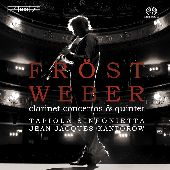 Album artwork for Weber: Clarinet Concertos & Quintet (Frost)