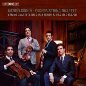 Album artwork for Mendelssohn: String Quartets Nos. 2 & 3