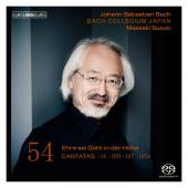 Album artwork for Bach - Cantatas, Volume 54