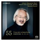 Album artwork for J.S. Bach · Cantatas, Volume 55