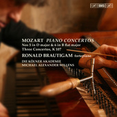 Album artwork for Mozart: Piano Concertos 5 & 6, etc / Brautigam