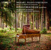 Album artwork for Mozart: Piano Concertos Nos. 1-4 / Brautigam