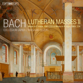 Album artwork for Bach: Lutheran Masses II / Suzuki