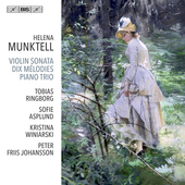 Album artwork for Helena Munktell: Dix Mélodies - Violin Sonata - P