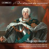 Album artwork for Bach: Celebratory Cantatas / Suzuki