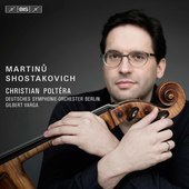 Album artwork for Martinu & Shostakovich: Cello Concertos / Poltera