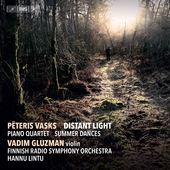 Album artwork for Vasks: Distant Light - Piano Quartet - Summer Danc