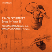 Album artwork for Franz Schubert: Music for Violin, Vol. 2